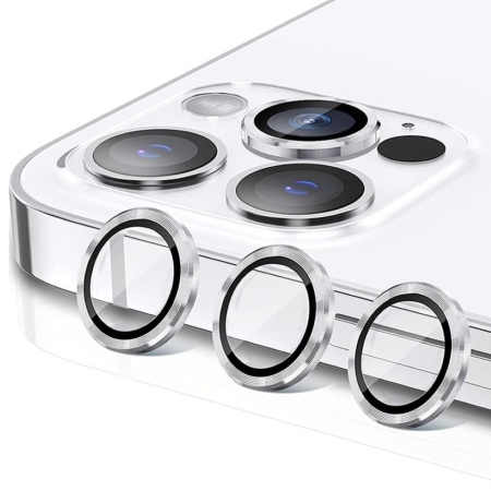 Защита камеры Samos для Apple Iphone 16 Pro/16 Pro Max White