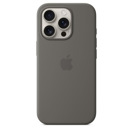 Чехол Silicone Case MagSafe Iphone 16 Pro Stone gray