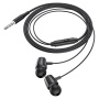 Проводные наушники Hoco M88 Graceful, Jack 3.5mm, 1.2 м, черный