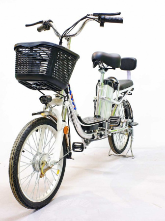 Электровелосипед GreenCamel Транк-2 (R20 350W 48V 10Ah) Алюм 2-х подвес (Серебристый)
