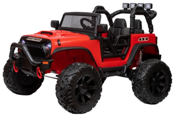 Детский электромобиль Jeep JC 666 4х4 Красный