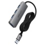 Хаб AceFast J17 1m USB-A