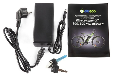 Электровелосипед Eltreco XT 800 new (Красно-черный-2381)
