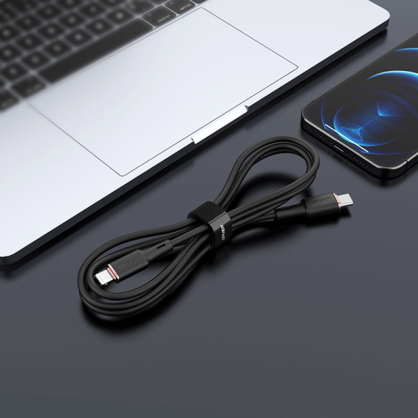 Кабель USB-C to Lightning Acefast C2-01 1.2M Black