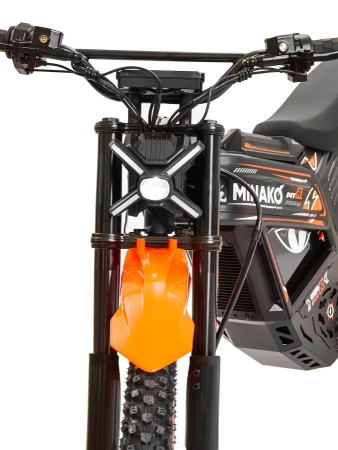 Электропитбайк Minako Pit R 60V 23Ah — Оранжевый — фото 4.webp