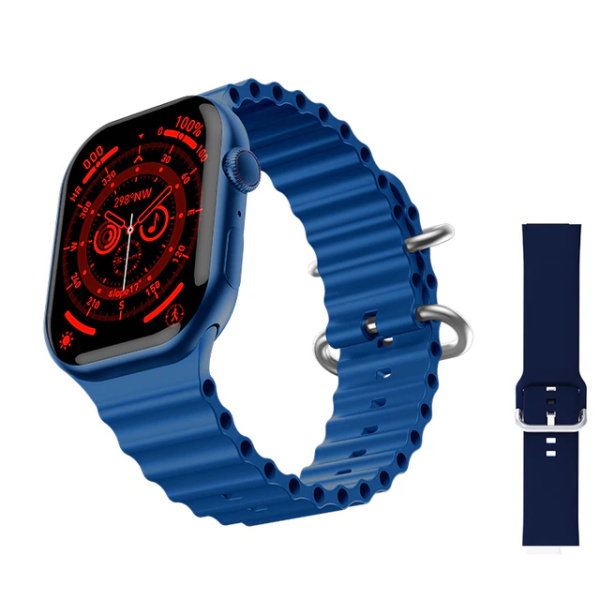 Смарт часы HW68 MAX синий