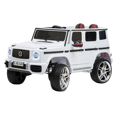 Детский электромобиль Mercedes-Benz G63 (высокая дверь) 4x4 YHH2409 Белый
