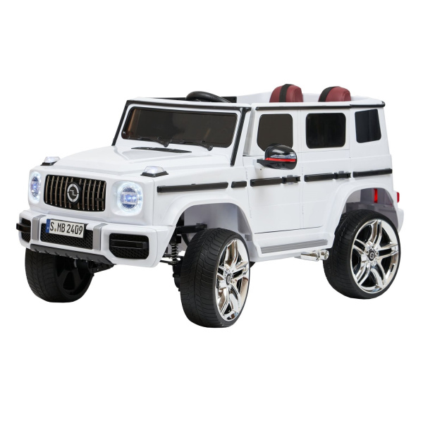 Детский электромобиль Mercedes-Benz G63 (высокая дверь) 4x4 YHH2409 Белый