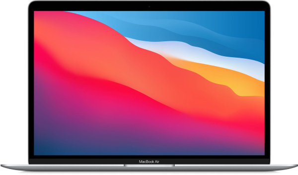 Ноутбук Apple MacBook Air (M1, 2020) 8 ГБ, 256 ГБ SSD, серебристый