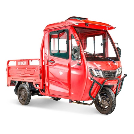 Грузовой электротрицикл Rutrike КАРГО Кабина обогрев 1500 60V1000W (Красный-2840)
