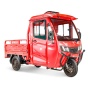 Грузовой электротрицикл Rutrike КАРГО Кабина обогрев 1500 60V1000W (Красный-2840)