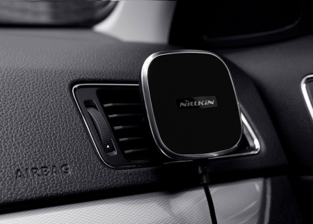 Автомобильный держатель Nillkin Car Magnetic Wireless Charger 2B с функцией беспроводной зарядки (Black)