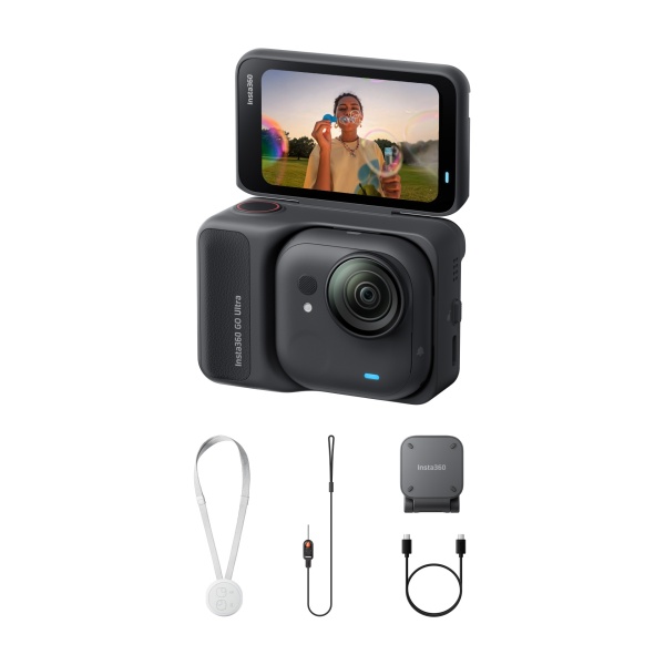 Экшен-камера Insta360 GO Ultra, Standard Bundle, Cosmic Black — официальный вид 2