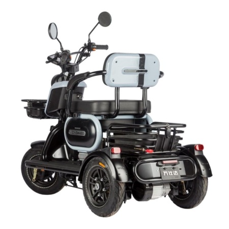 Электротрицикл Wanshida UN MOTO 60V 650Вт (Черно-синий-3103)