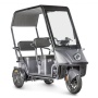 Электротрицикл Wanshida NIPLA 500 60V 1000Вт (Черно-серый-3085)