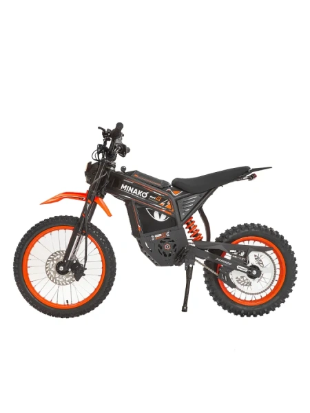Электропитбайк Minako Pit R 60V 23Ah — Оранжевый