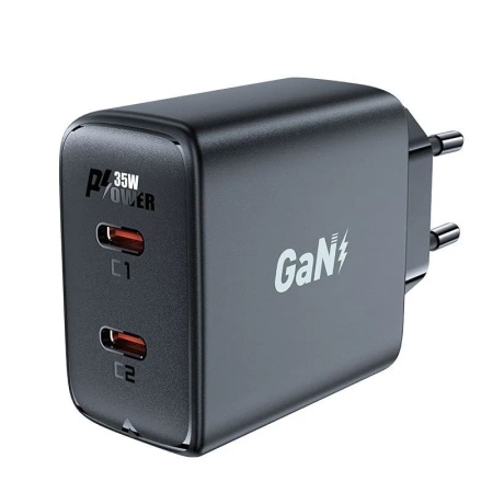 Сетевое зарядное устройство AceFast A49 35W Black
