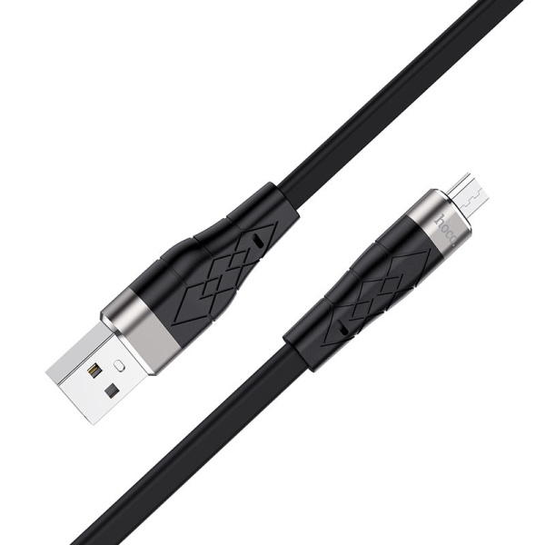 Кабель USB HOCO X53 Angel USB - MicroUSB 2.4А 1 м (Черный)