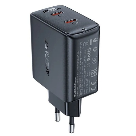 Сетевое зарядное устройство AceFast A49 35W Black