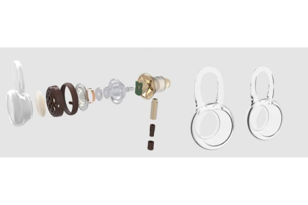 Стерео-наушники 1MORE EO320 Single Driver In-Ear EarPods Headphones (золотой)
