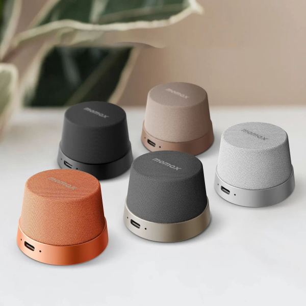 Портативная колонка MOMAX 1-Vibe Go Snap&Go Magnetic (BS6HKS) Silver