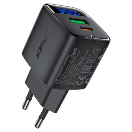 Сетевое зарядное устройство AceFast Charge A116 35W GaN (1 USB-C 1 USB-A)
