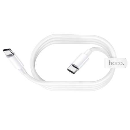 Кабель Hoco X51 High-power USB-C — USB-C, PD 100 Вт, 5 А, 1 м, белый