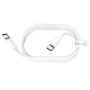 Кабель Hoco X51 High-power USB-C — USB-C, PD 100 Вт, 5 А, 1 м, белый