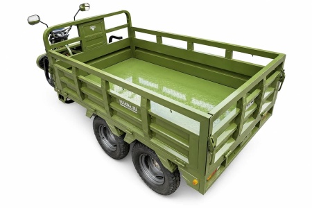 Грузовой электротрицикл Rutrike Профи 2200 60V1800*2W (Зеленый-3298)