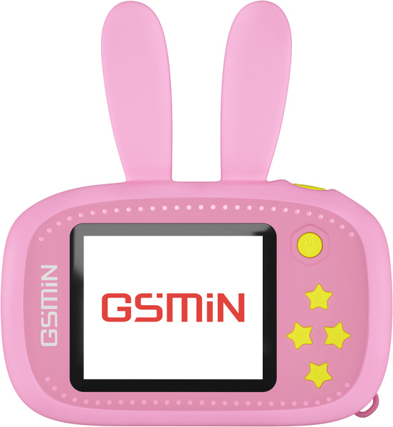 Детская камера Кролик GSMIN Fun Camera Rabbit розовый