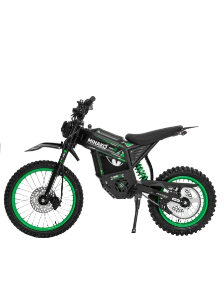 Электропитбайк Minako Pit R 60V 23Ah — Зелёный