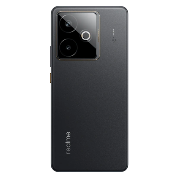Смартфон Realme GT 7T 12/512GB 5G Обсидиан — на белом фоне