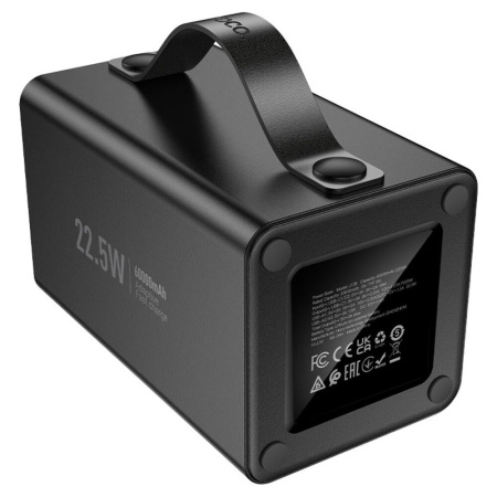 Внешний аккумулятор Hoco J138 60000mAh 22.5W+PD20W+DC12V (черный)
