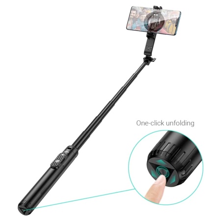 Монопод трипод HOCO K25 Sherkhan magnetic Black