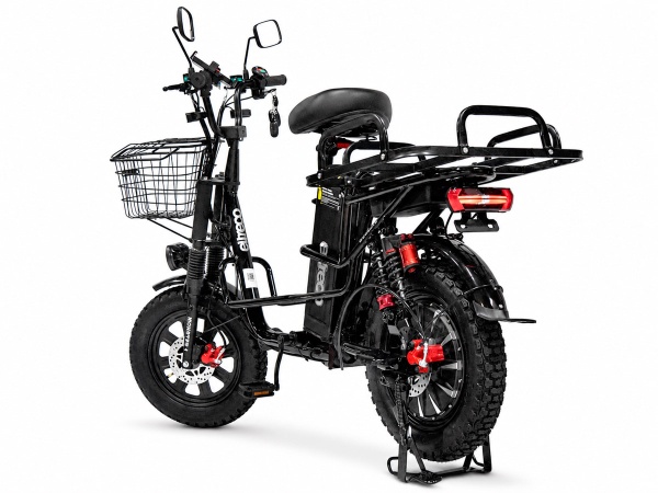 Электровелосипед Eltreco Khan Monster 1 (Черный-3321)