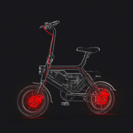 Электровелосипед Xiaomi Himo V1 PLUS City 36V10.4Ah 14 дюймов (ледниковый белый)