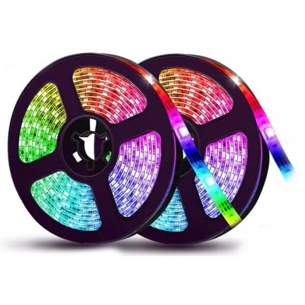 Светодиодная лента для декора RGB Led Mood Lights с пультом 5 м