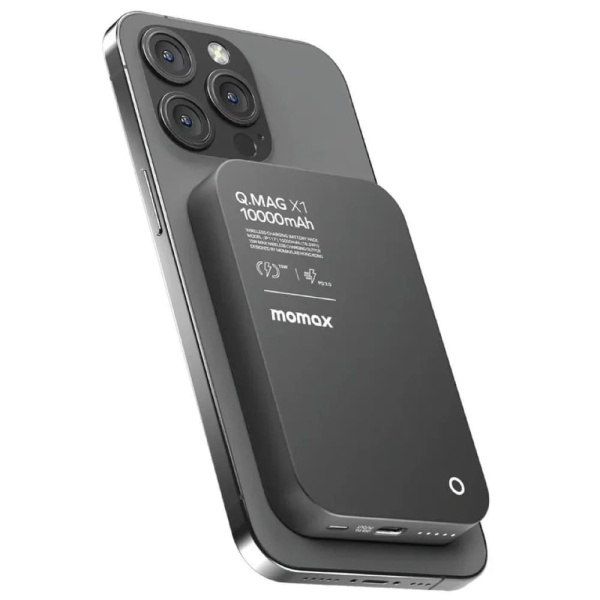 Внешний аккумулятор Momax Q.Mag X1 10000 mAh, Black