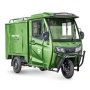 Грузовой электротрицикл Rutrike КАРГО Кабина Дуал (Зеленый-2755)
