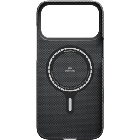 Чехол PITAKA Ultra-Slim Case For iPhone 17 Pro Max (Black/Grey)