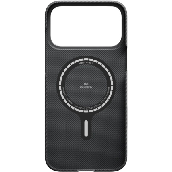 Чехол PITAKA Ultra-Slim Case For iPhone 17 Pro Max (Black/Grey)
