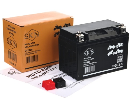 Аккумулятор стартерный для мототехники SKN YTZ12S (12V/11Ah/210A) [UTZ12S, CT 1211, HYB16A-AB]