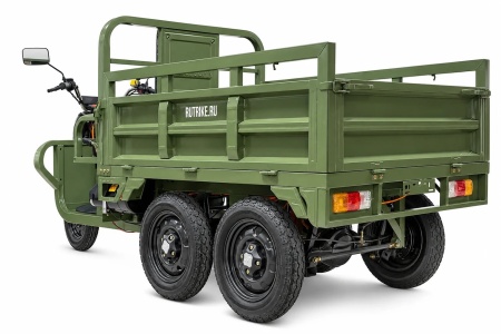 Грузовой электротрицикл Rutrike Каскад 1600 60V1500*2W (Зеленый-3295)
