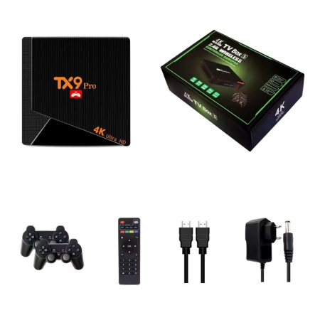 ТВ-приставка TV Box S TX9 Pro + 2 геймпада