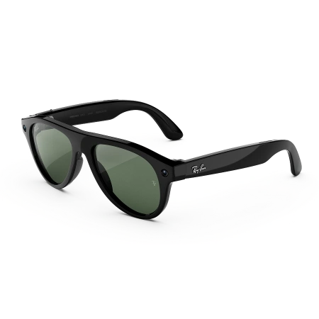 Умные очки Ray-Ban Meta Aviator Gen 3 Shiny Black / Transitions Graphite Green, Standard