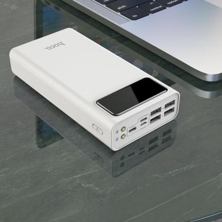 Портативный аккумулятор Hoco 30000mAh J65 White