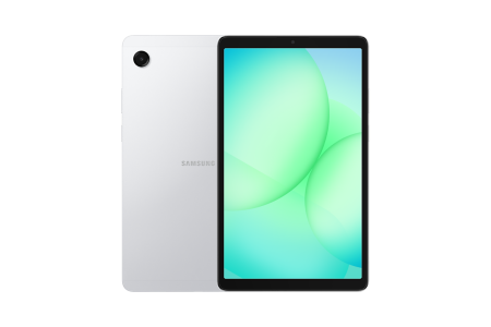 Samsung Galaxy Tab A11 Silver SM-X135G — вид спереди и сзади