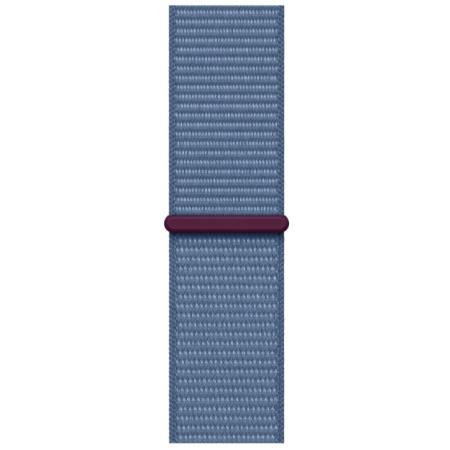 Apple Watch SE 2023, 44 мм, корпус из алюминия серебристого цвета, спортивный браслет цвета «ледяной синий»