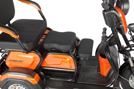 Электротрицикл Rutrike Gelbert Caf 48V/60V 600Вт (Белый-3039)