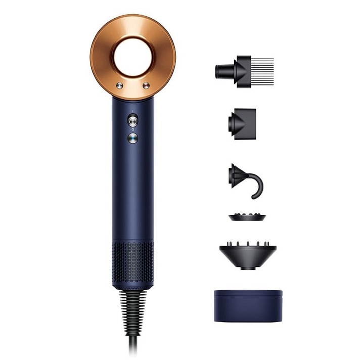 Фен для волос Dyson Supersonic HD08 Prussian Blue/Rich Copper Уценка